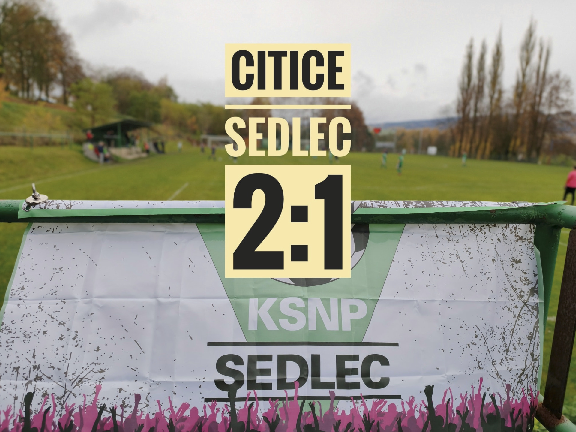 𝗖𝗶𝘁𝗶𝗰𝗲 - 𝗞𝗦𝗡𝗣 𝗦𝗲𝗱𝗹𝗲𝗰 𝟮:𝟭(1:1) ne, 2. 11. 2025 • 7. liga Branka: Štork 𝗣o těžkém zápase bez bodu Za deštivého počasí na promáčeném trávníku se hrál urputný zápas plný soubojů a osobních kontaktů. Sedlec v první půli dominoval a měl několik šancí, z nichž proměnil jen sólovou akci Jakuba Štorka. Druhý poločas už fotbal připomínal spíše nakopávanou hru a domácí v 86. minutě využili jednu z mála příležitostí k vítěznému gólu. Ze zápasu odjíždíme bez bodu, navíc se zranil Dvořka. 😐